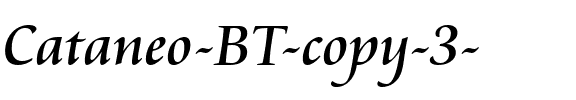 Cataneo BT Regular.ttf