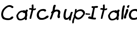 Catchup Italic.ttf