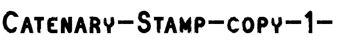 Catenary Stamp Regular.ttf