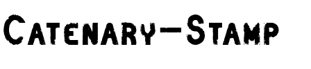 Catenary Stamp Regular.ttf