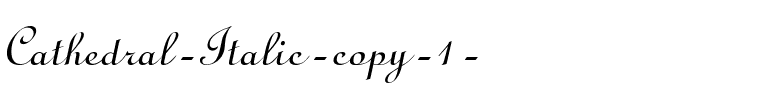 Cathedral Italic.ttf