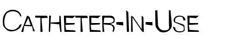 Catheter In Use Normal.ttf