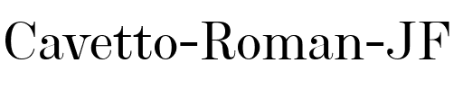 Cavetto Roman JF Regular.ttf