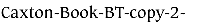 Caxton Bk BT Book.ttf