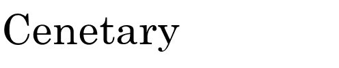Cenetary Regular.ttf