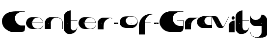 Center of Gravity Normal.ttf