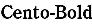Cento Bold.ttf