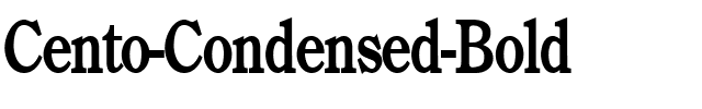 Cento Condensed Bold.ttf