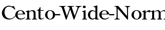 Cento Wide Normal.ttf