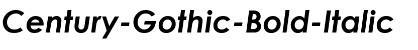Century Gothic Gras Italique.ttf