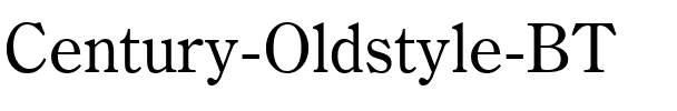 CenturyOldst BT Roman.ttf