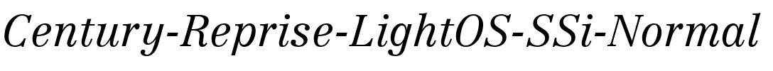 Century Reprise LightOS SSi Normal.ttf