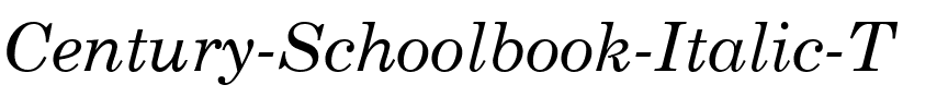 Century Schoolbook T. Italic.ttf