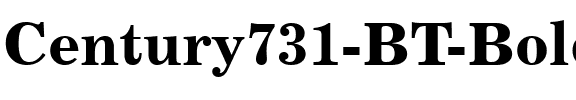 Century731 BT Bold.ttf
