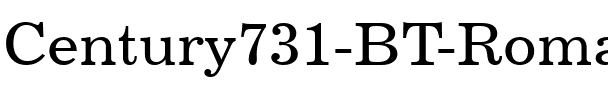 Century731 BT Roman.ttf