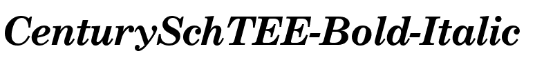 CenturySchTEE Bold Italic.ttf