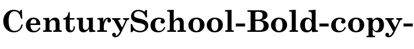 CenturySchool Bold.ttf