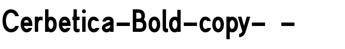 Cerbetica Bold.ttf