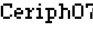 ceriph 07_55 Regular.ttf