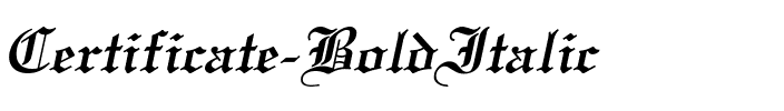 Certificate BoldItalic.ttf