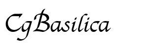 CgBasilica Regular.ttf