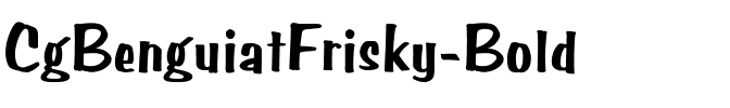 CgBenguiatFrisky Bold.ttf
