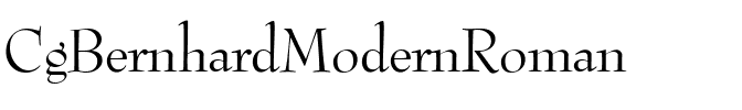 CgBernhardModernRoman Medium.ttf