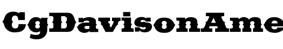 CgDavisonAmericana Medium.ttf