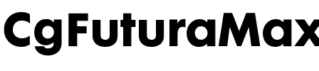 CgFuturaMaxiBd Medium.ttf