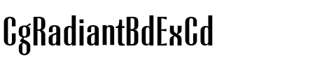 CgRadiantBdExCd Medium.ttf