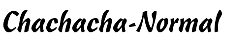 Chachacha Normal.ttf