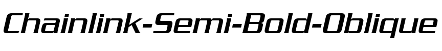 Chainlink Semi-Bold Oblique.ttf