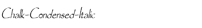 Chalk-Condensed Italic.ttf