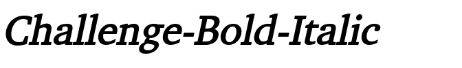 Challenge Bold Italic.ttf