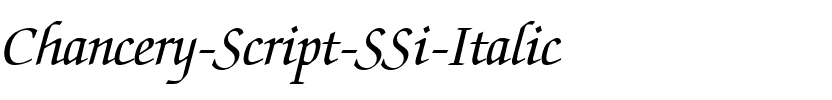 Chancery Script SSi Italic.ttf