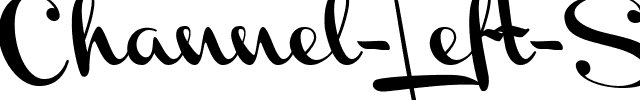 Channel Left-Slanted Regular.ttf
