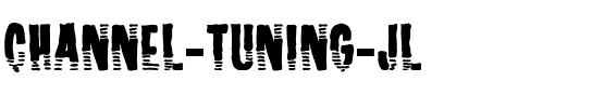 Channel Tuning JL Regular.ttf