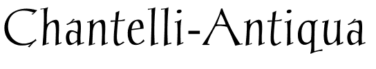 Chantelli Antiqua Regular.ttf
