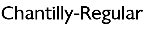 Chantilly-Regular Regular.ttf