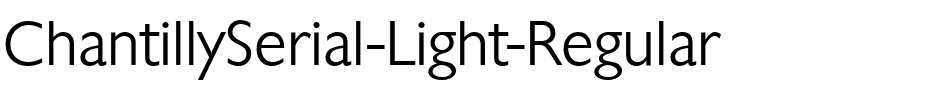ChantillySerial-Light Regular.ttf