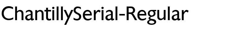 ChantillySerial Regular.ttf