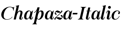 Chapaza Italic Italic.ttf
