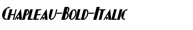 Chapleau Bold Italic.ttf