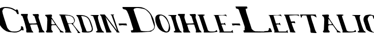 Chardin Doihle Leftalic Italic.ttf