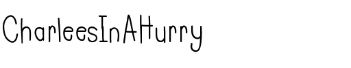 CharleesInAHurry Medium.ttf