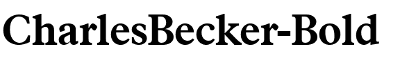 CharlesBecker Bold.ttf
