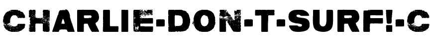 Charlie don't surf! Normal.ttf