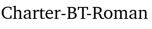 Charter BT Roman.ttf