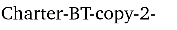 Charter BT Roman.ttf