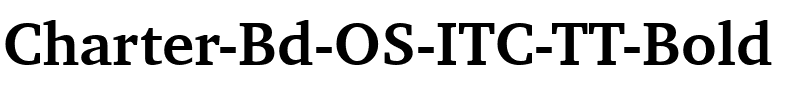 Charter Bd OS ITC TT Bold.ttf
